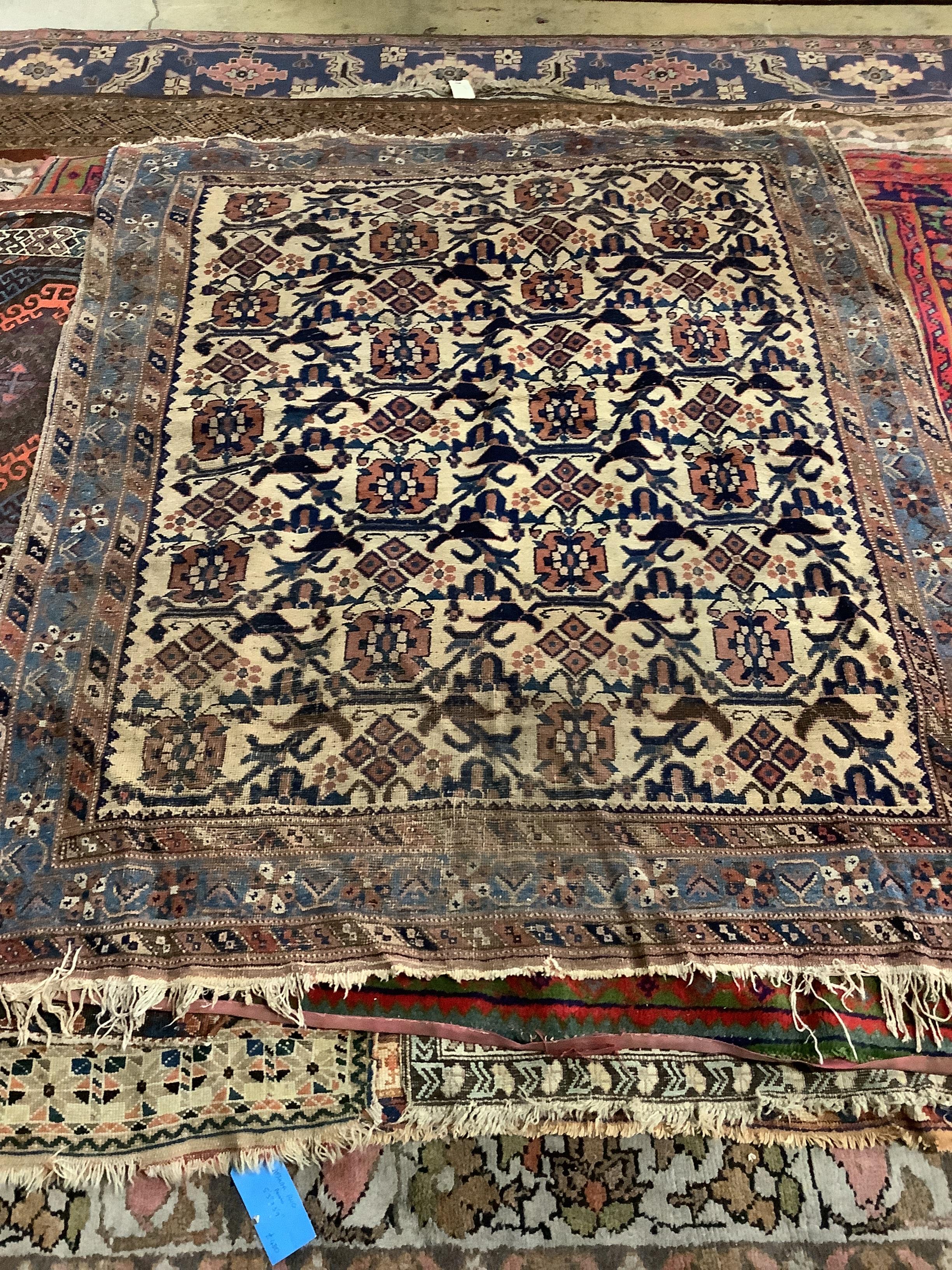 An Afshar rug, 188 x 152cm